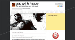 Desktop Screenshot of gay-art-history.org
